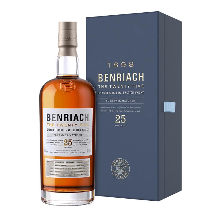 Benriach 25 Year Old Single Malt Scotch Whisky, 700ml